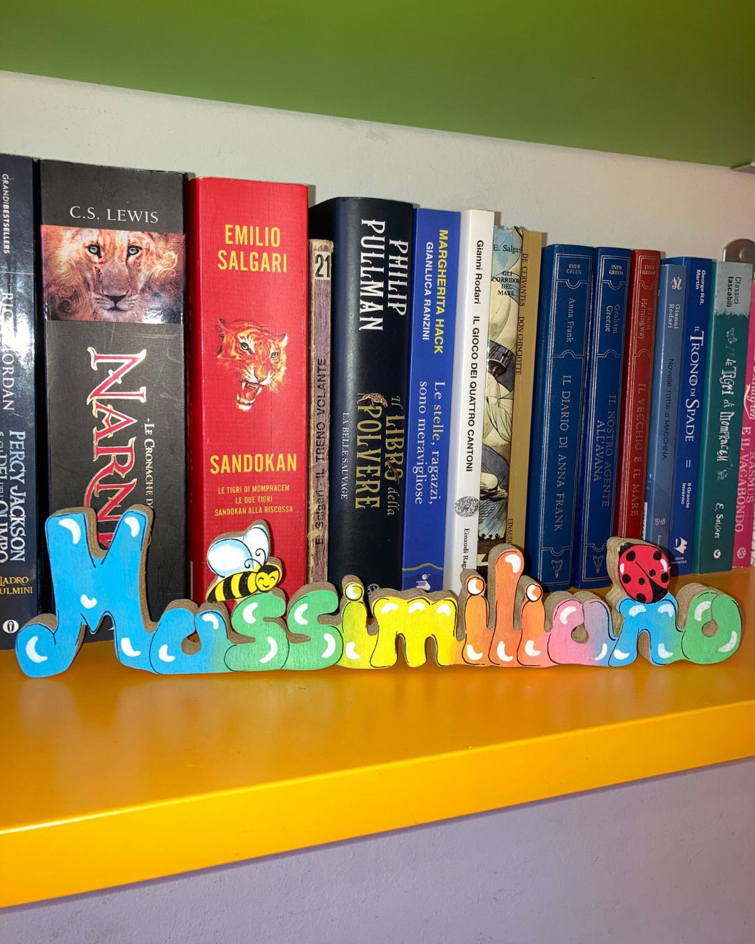Nome o scritta personalizzata su legno - 12 lettere - immagine 3